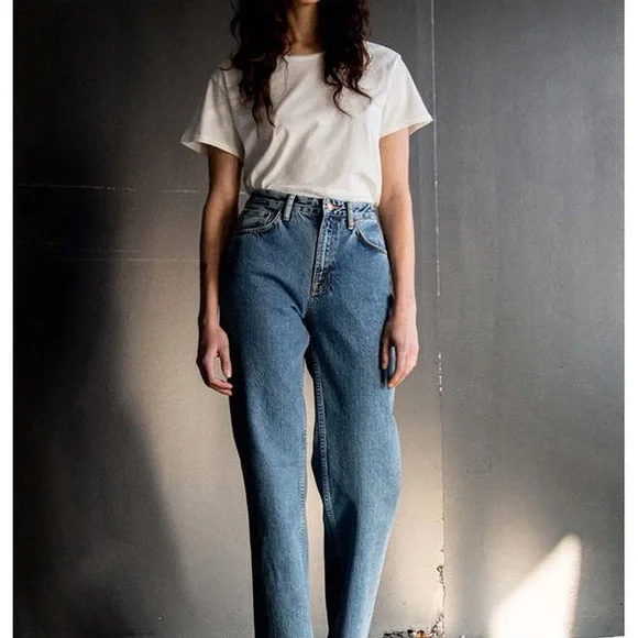 Nudie Jeans Clean Eileen 90s Stone - Picture 2 of 9